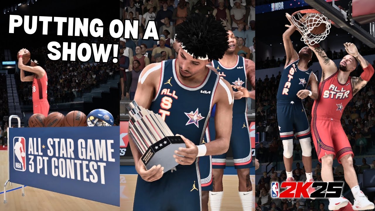ALL-STAR DOMINATION! 3PT Champ + MVP + Dunk Contest In-Game 😤 | NBA 2K25 MyCareer