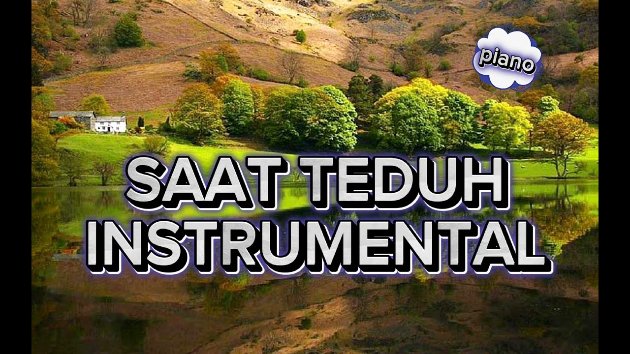 Instrument piano saat teduh