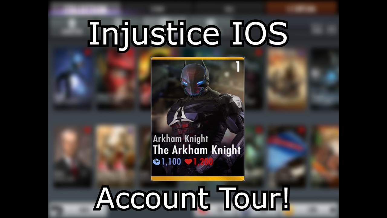 Injustice Account Tour!! - Injustice 1 Mobile