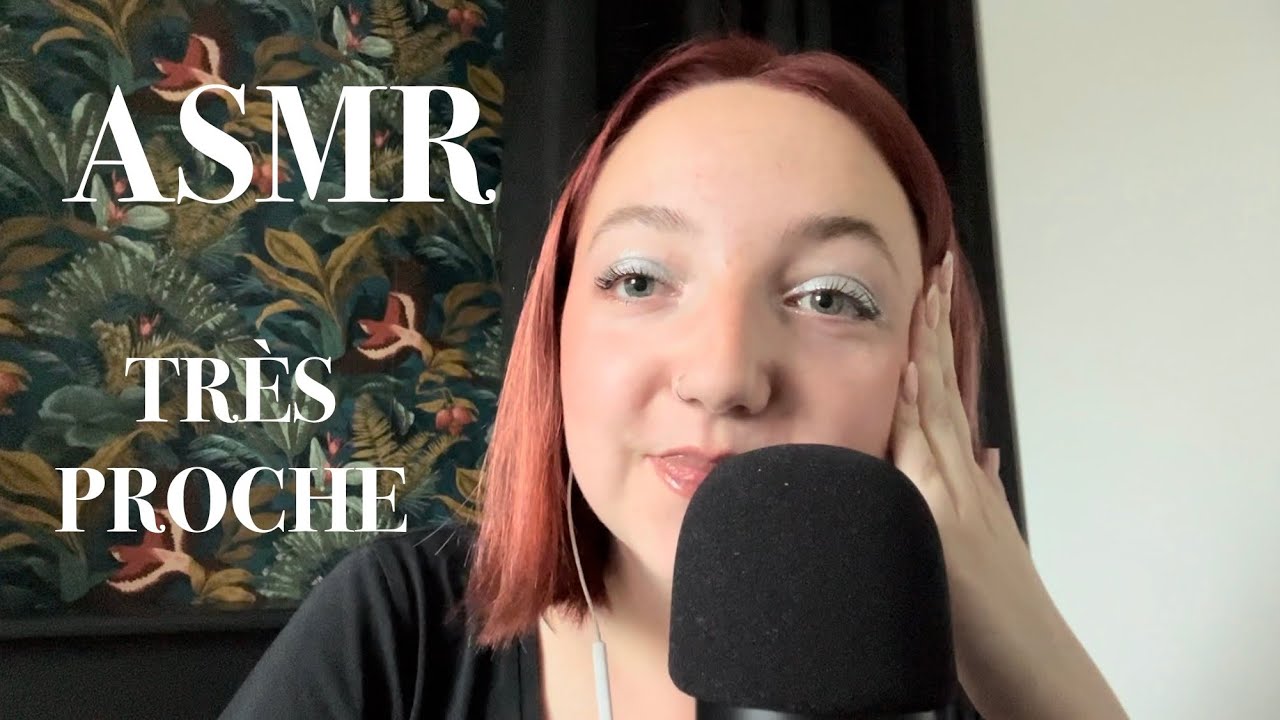 ASMR : CHUCHOTEMENT TRÈS PROCHE DU MICRO (lecture, mots déclencheurs, inaudible)