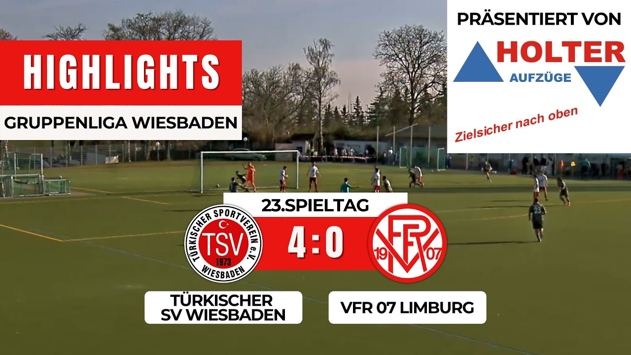 Türkischer SV Wiesbaden - VfR 07 Limburg 4:0 | Gruppenliga Wiesbaden | 23.Spieltag