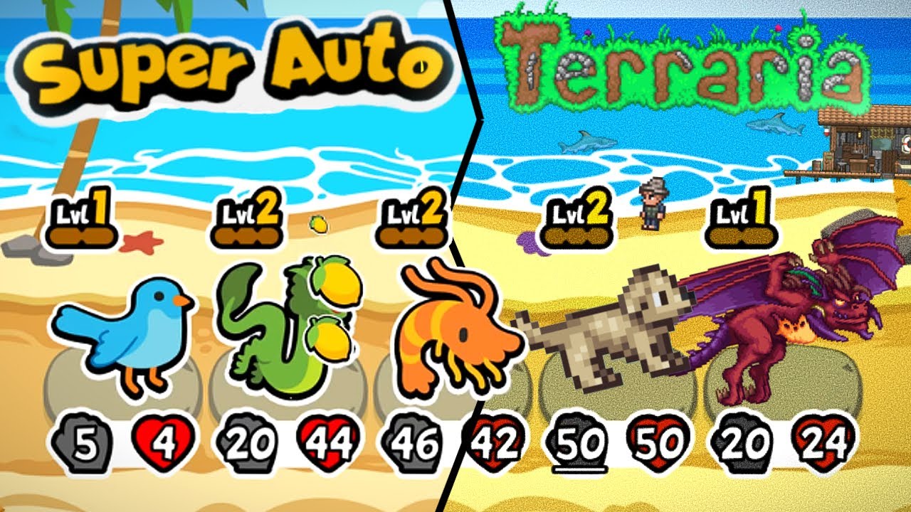 TERRARIA ANIMALS ONLY In Super Auto Pets!