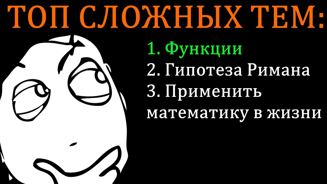 Самая СЛОЖНАЯ тема школьной математики