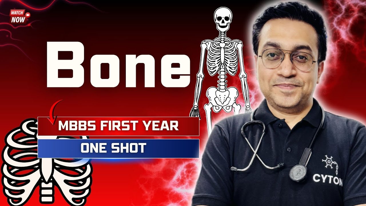 Bone and Cartilage in One Shot | MBBS First Year | General Anatomy