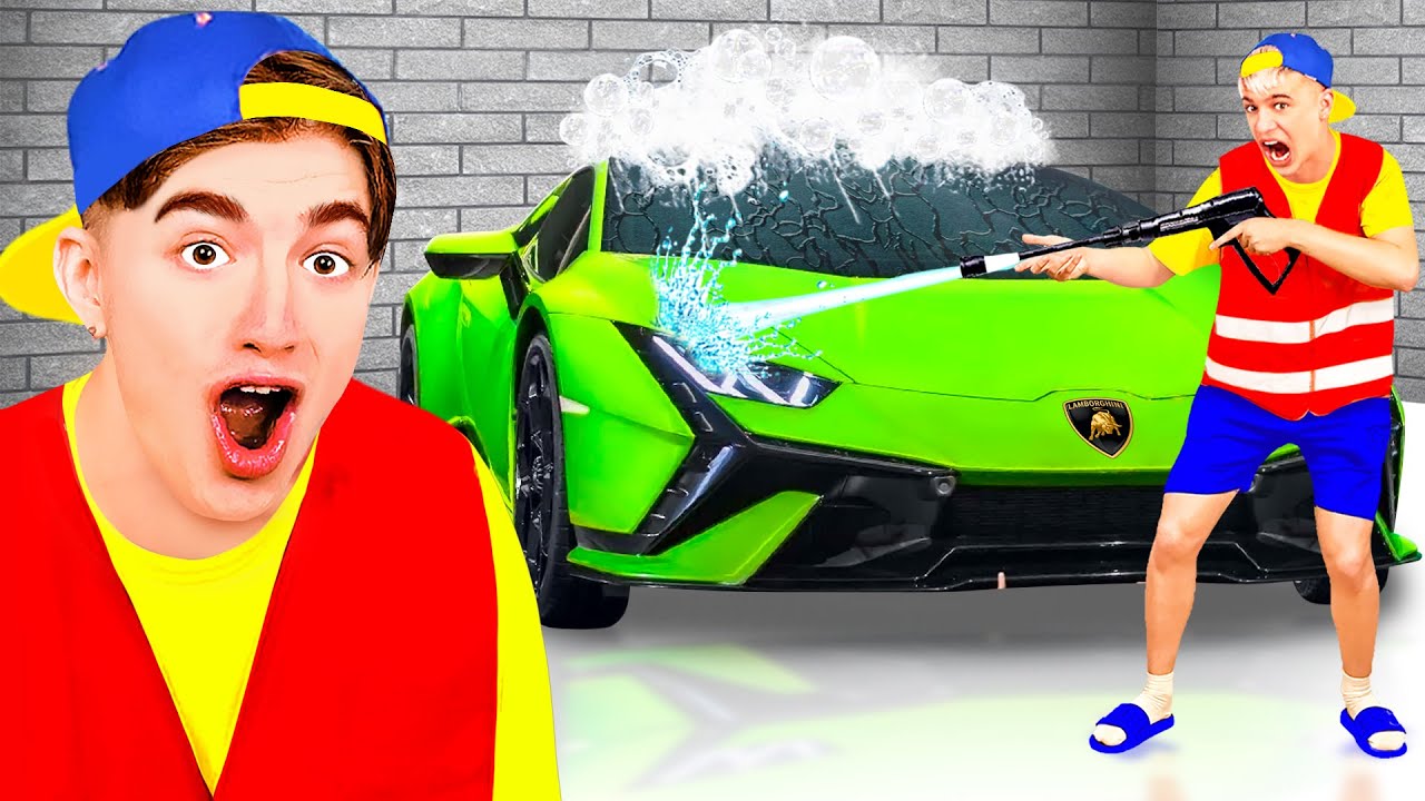 24 ore ALL'AUTOLAVAGGIO Sfida! *Abbiamo aperto la nostra attività*