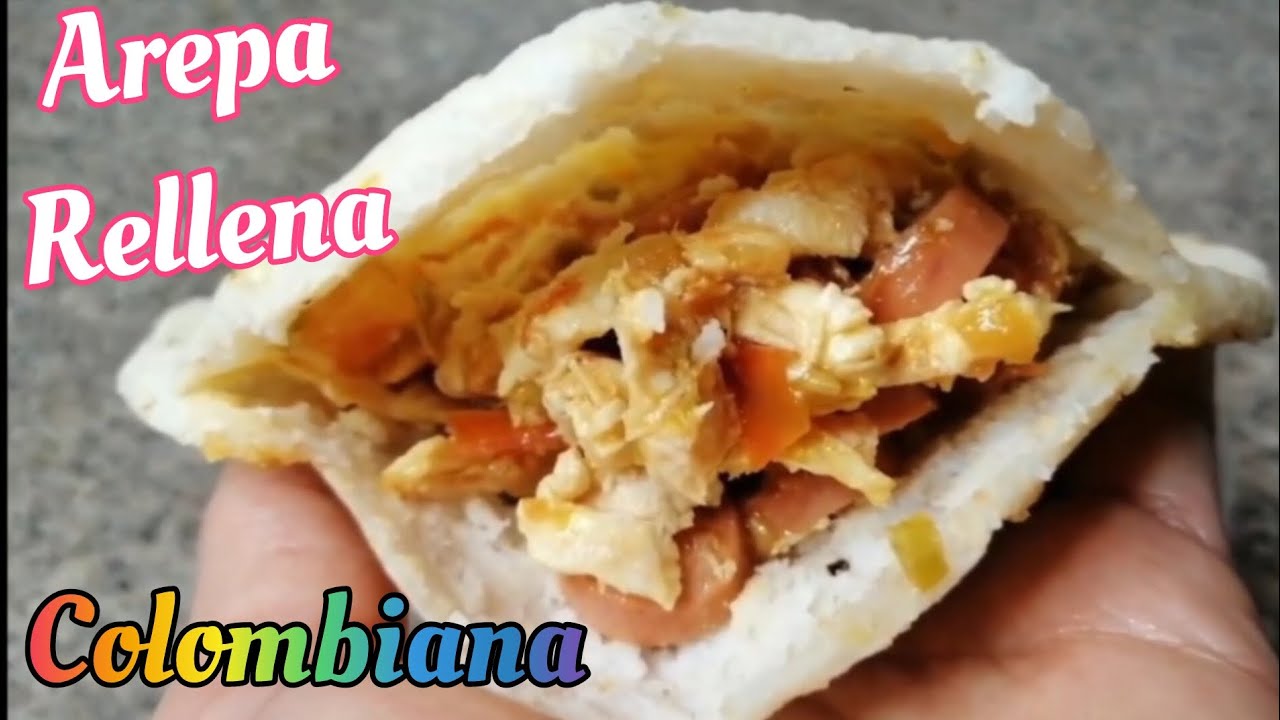 AREPA RELLENA COLOMBO VENEZOLANA  #arepasrellenas #arepasvenezolanas #arepascolombianas #recetas