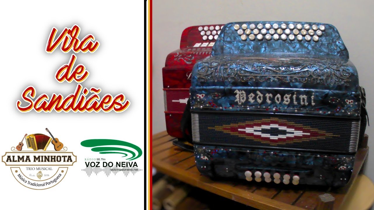 Vira de Sandiães - Carlinhos da Concertina | Trio Alma Minhota | Rádio Voz do Neiva