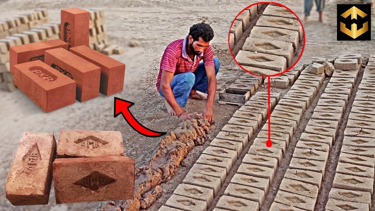 How to Make BRICKS with Amazing Handmade Technology