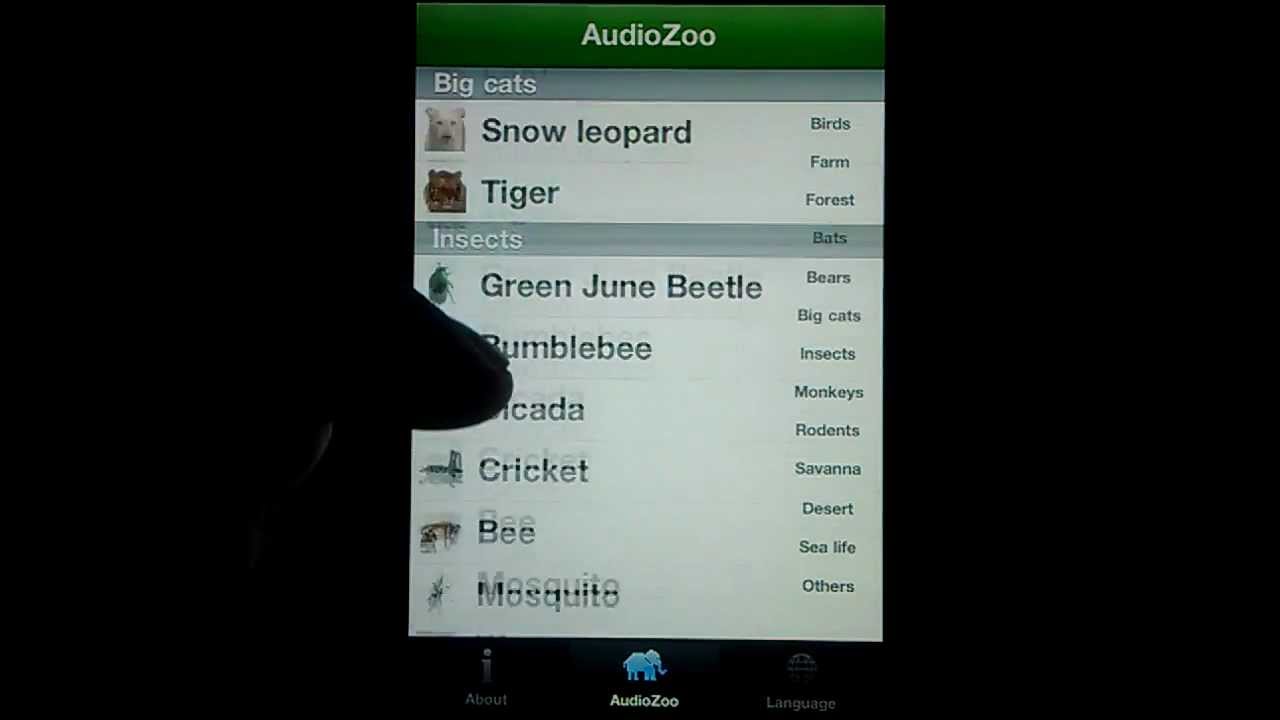 AudioZoo: Animal Sounds for iOS - Quick Demo