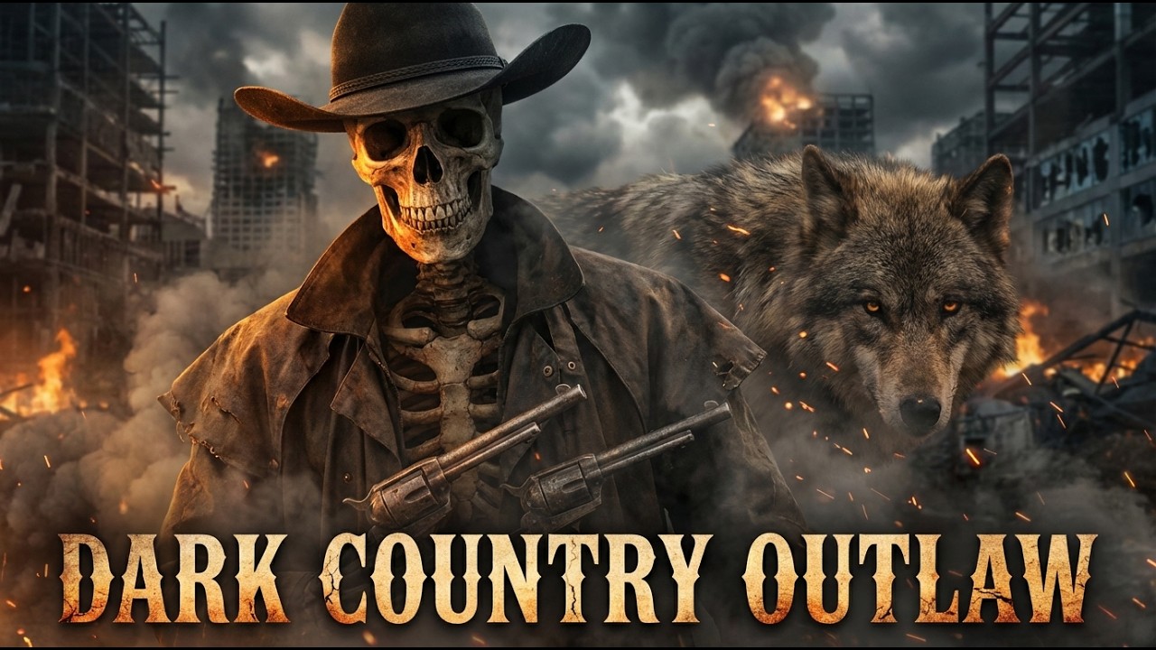 Burning Asphalt Under Lonely Stars 🔥 Dark Country • 1 Hour 45 Min Cinematic Mix #DarkCountry