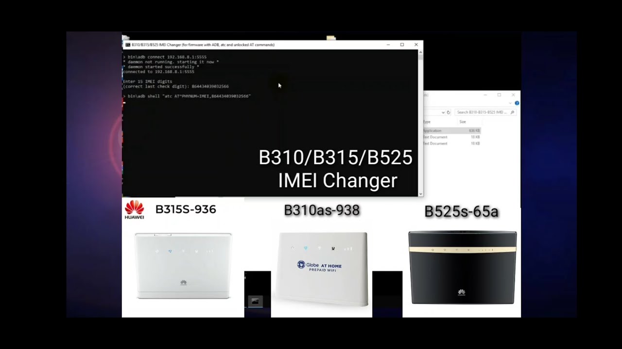 Change IMEI Tutorial for B315s-936/B310as-938/B525s-65a Updated 2025