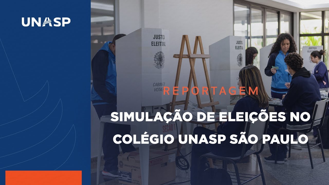 Col&eacute;gio UNASP conscientiza alunos sobre ELEI&Ccedil;&Otilde;ES