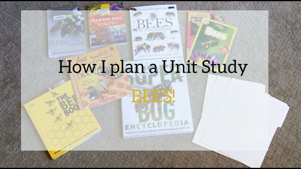 How I plan a Unit Study! {Bees} | Plan with me