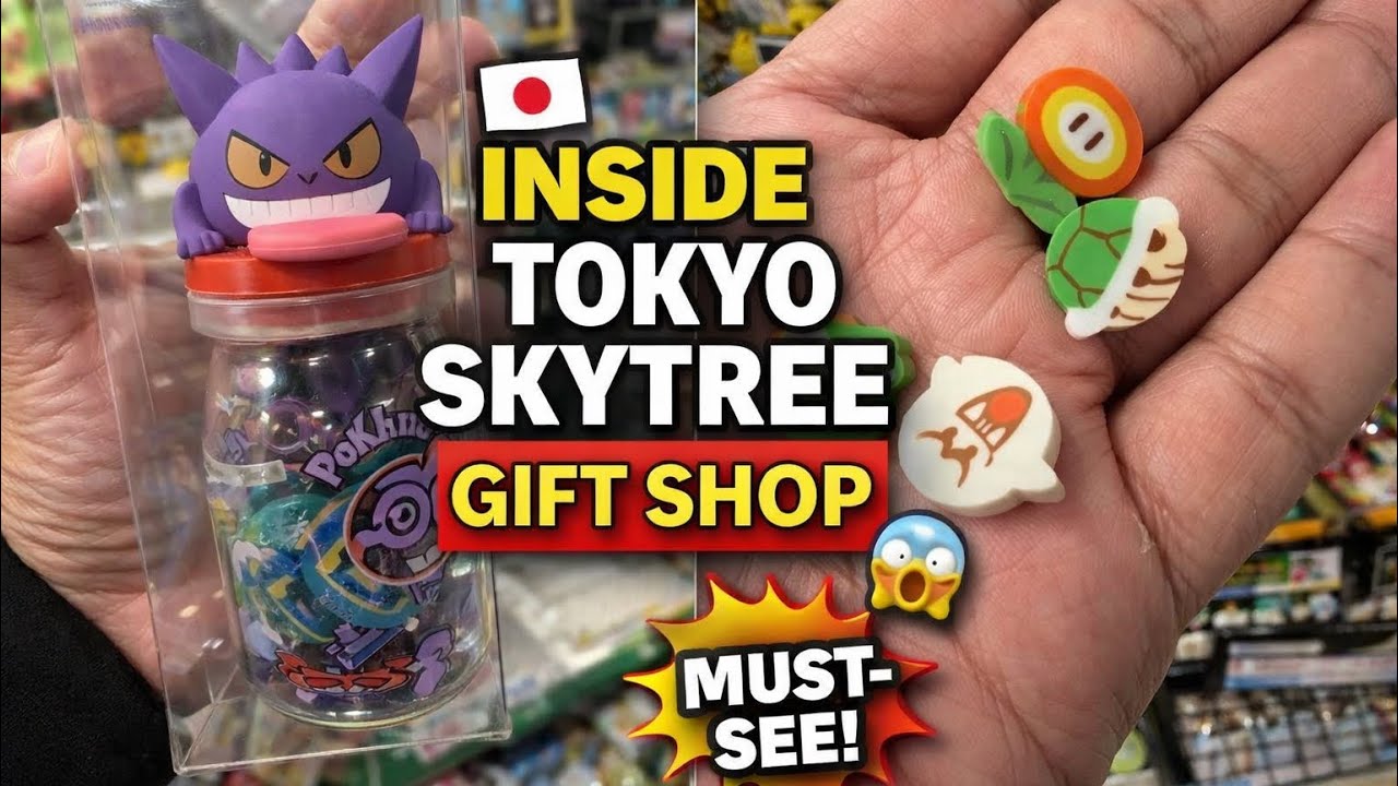 Exploring Tokyo Skytree Gift Shop 🇯🇵 | Souvenirs, Prices & What’s Worth It