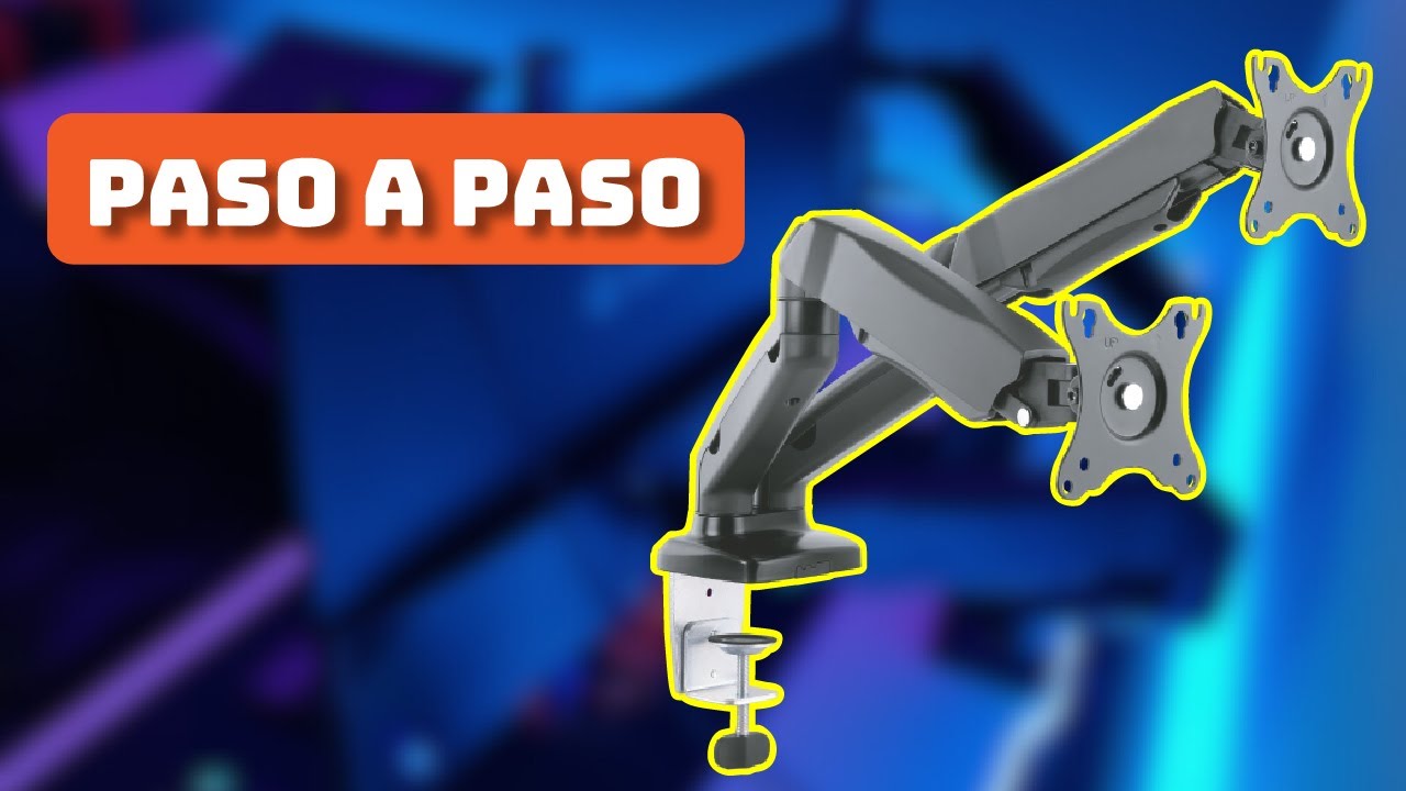🔧 Cómo Instalar un Soporte Hidráulico para 2 Monitores | Guía Paso a Paso 2026