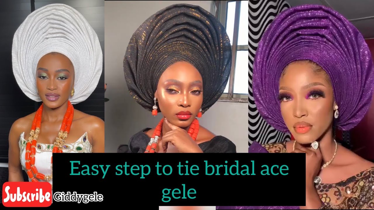 How to style advance bridal Ace gele 🥰💃💃 pls watch nd kindly subscribe ✌️✌️🙏🙏