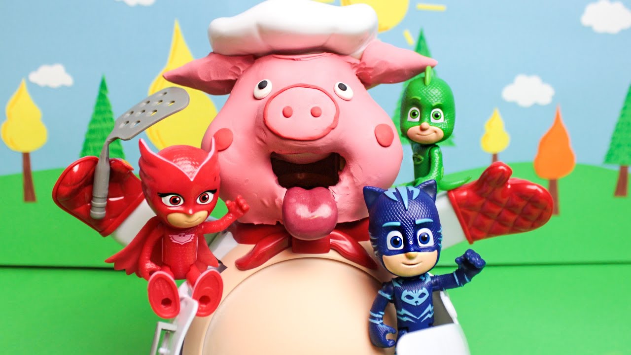 Peppa il Maialotto 🐷 I PJ Masks si sfidano tra loro [Challange divertente]