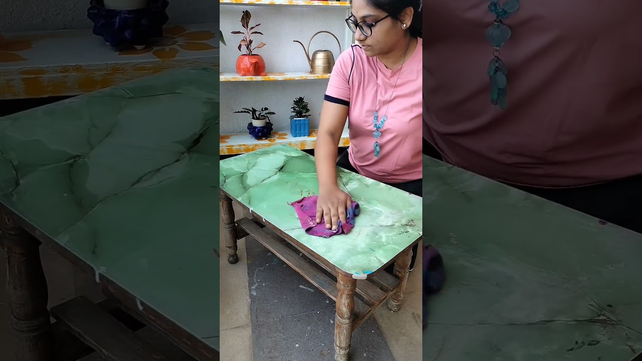 old teapoy makeover#homecorner#makeover#diy#painting#shorts