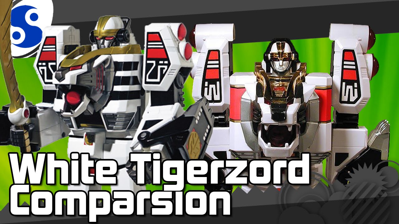 White Tigerzord (Classic Vs. Legacy) Comparison