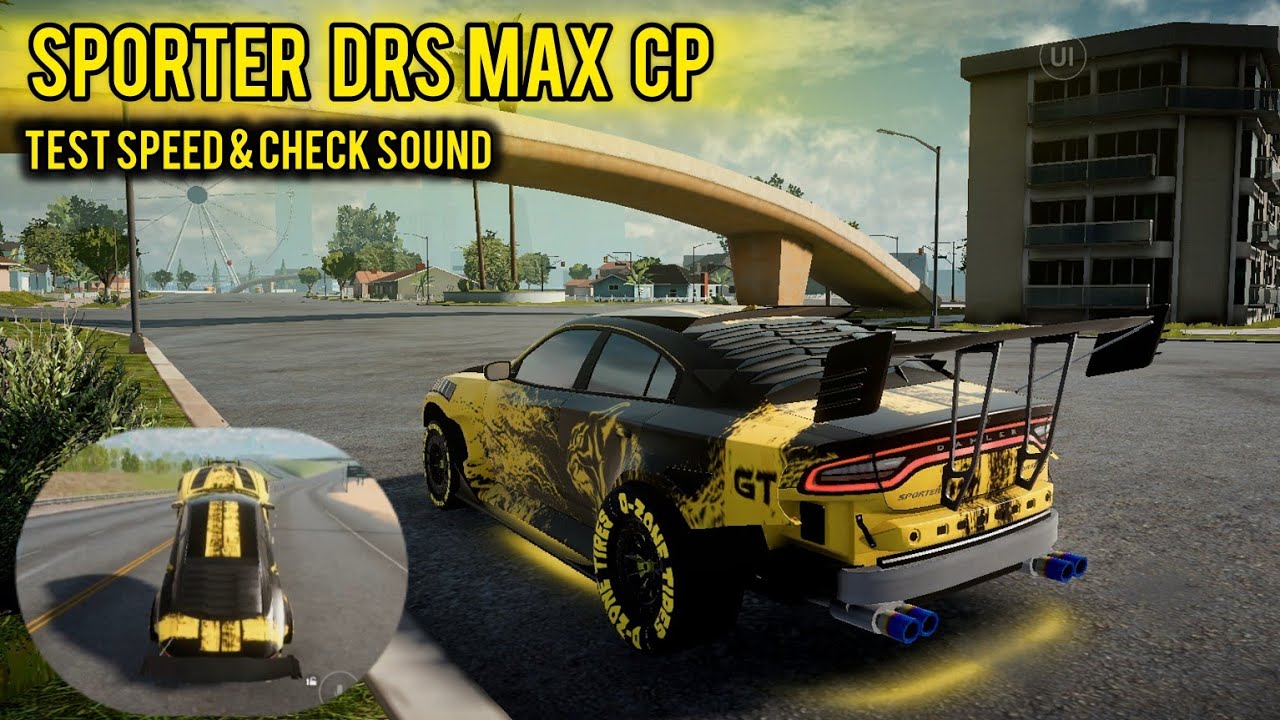 SPORTER DRS MAX CP - TEST SPEED & CHECK SOUNDS - DRIVE ZONE ONLINE