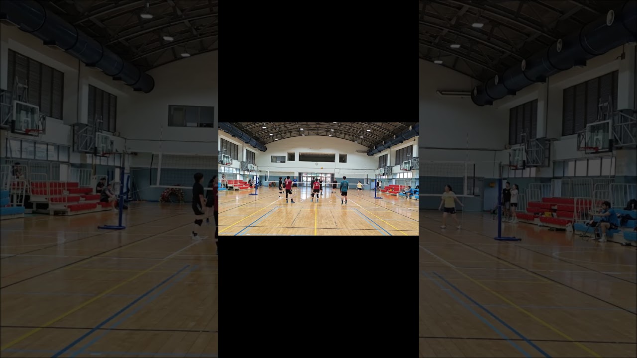 20250622-大湖國小活動中心晚間場1-有強力隊友!! #排球  #volleyball  #spike #sports #shorts