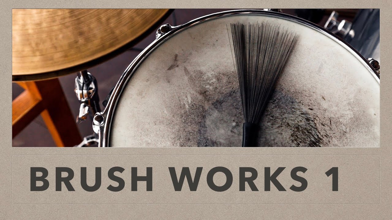 ブラシの使い方１　基礎brush works 01　How to play jazz drum with brush?