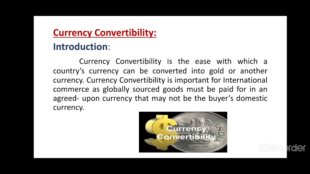 Currency Convertibility, Capital Account Convertibility.. 101