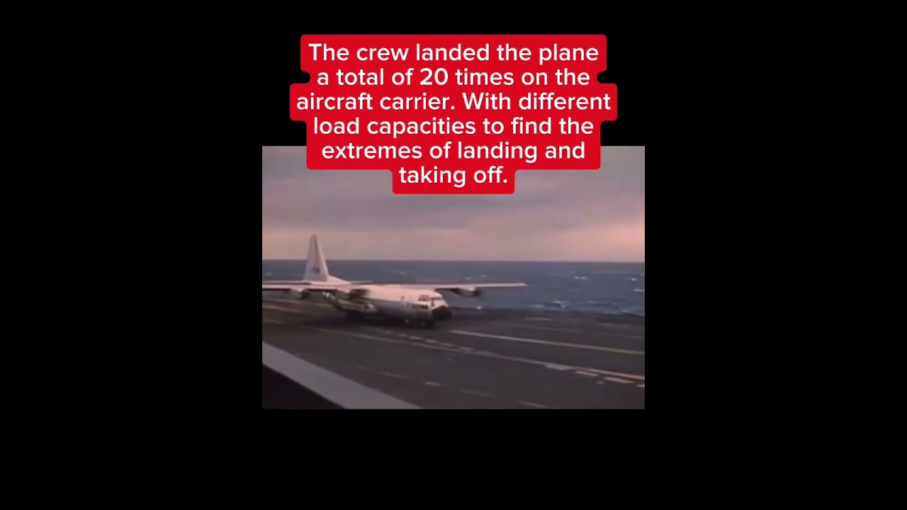 C-130 Aircraft Carrier Landing / Takeoff 