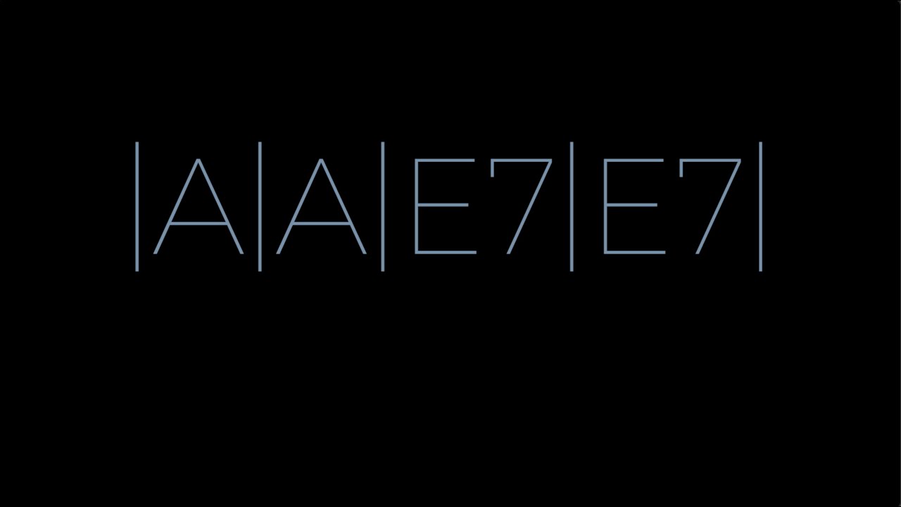 A   E7 Two Chord Backing Track
