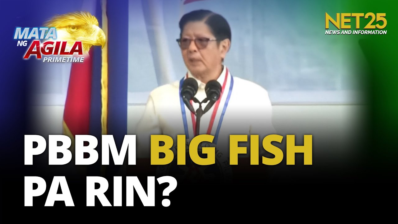 PBBM, itinuturong big fish sa flood control scandal