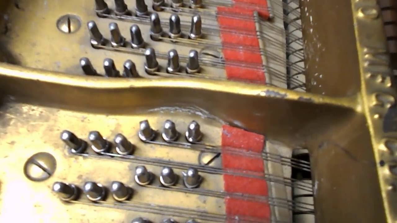 Grand Piano Tuning Pin & String Coil polishing Project; Bremerton, WA