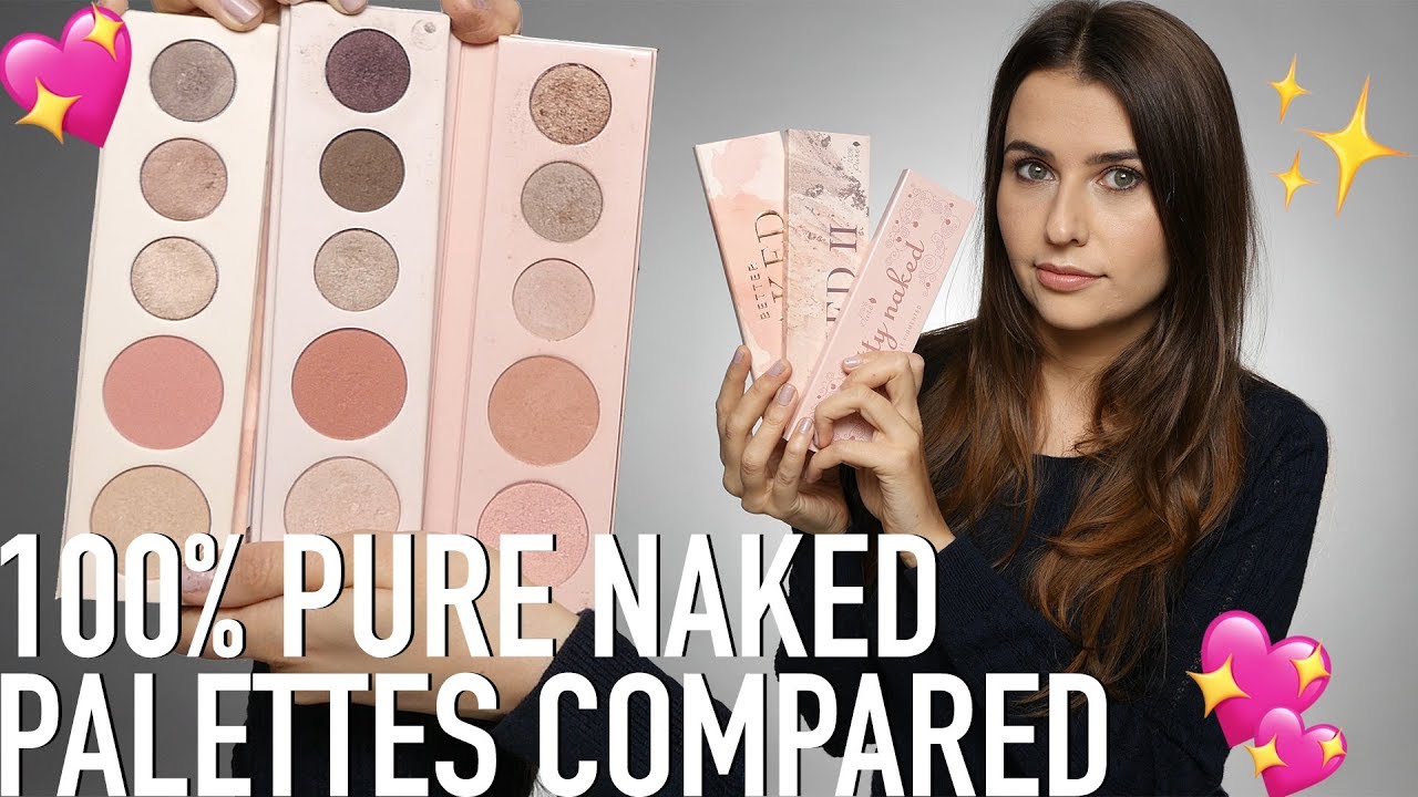 Comparing the 100% Pure Naked Palettes (Cruelty Free & Vegan!) - Logical Harmony