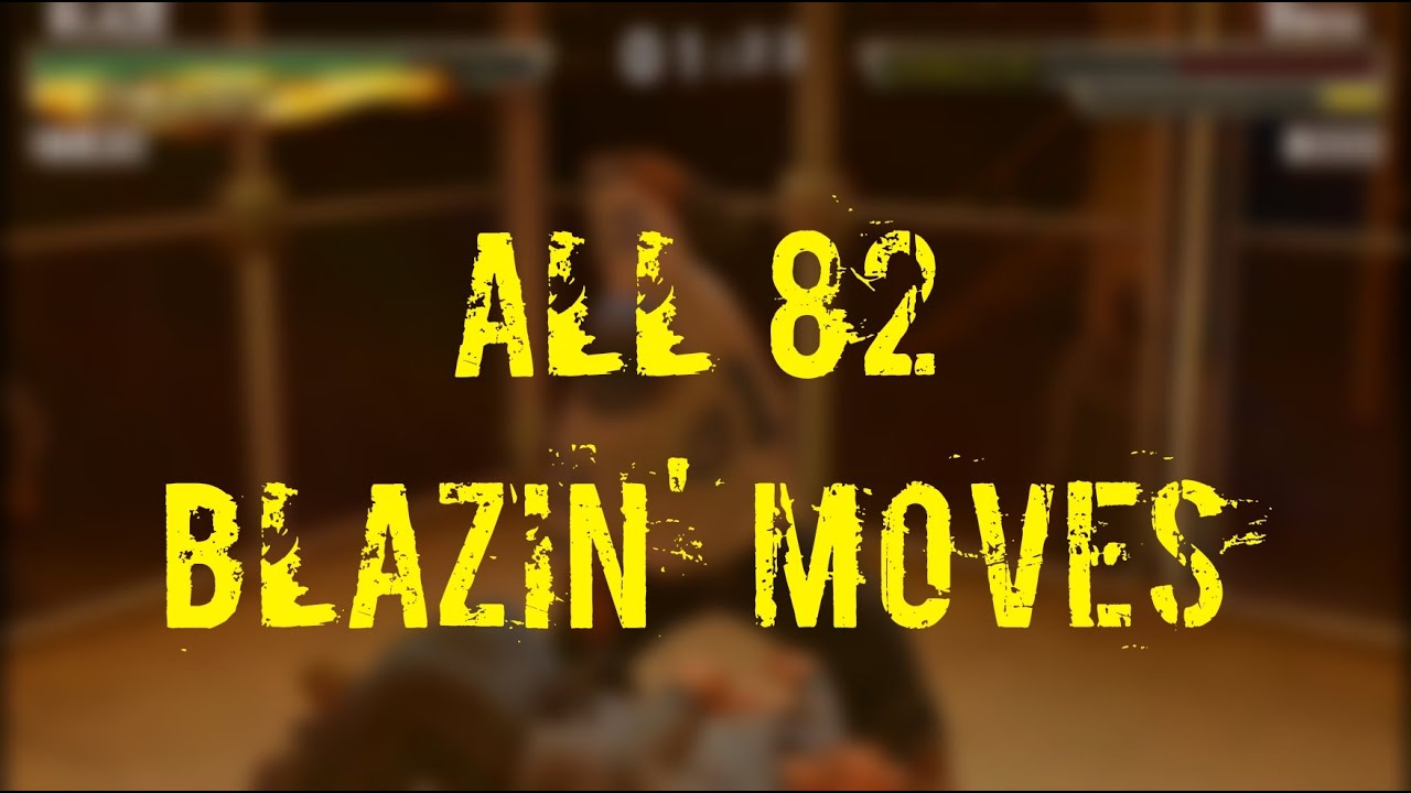 All 82 Blazin' Moves: Def Jam Fight for NY (The Takeover) (PPSSPP on Android)