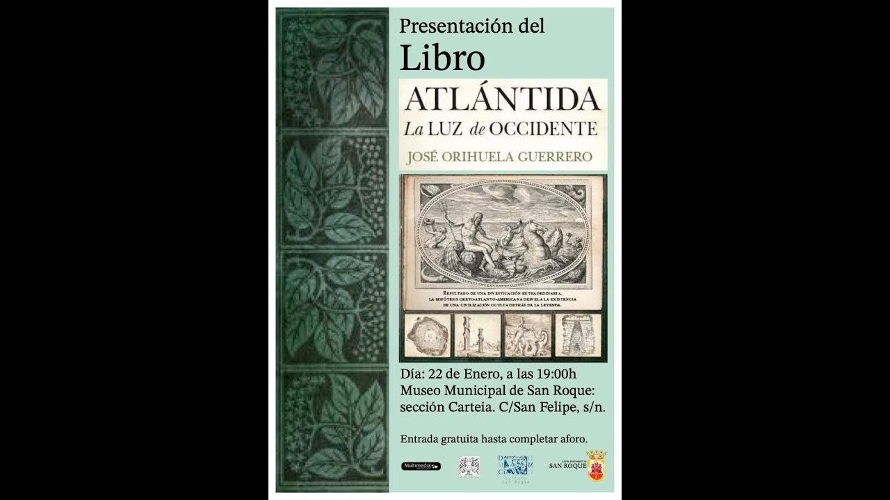 PRESENTACIÓN LIBRO ATLÁNTIDA DE JOSÉ ORIHUELA GUERRERO 22 ENE 24