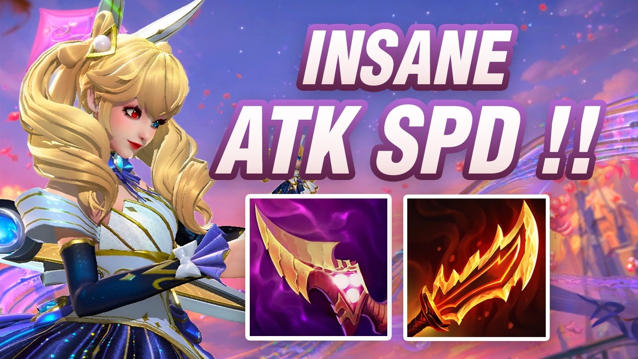 INSANE BUILD DAMAGE !! ATTACK SPEED BUILD LOVE CONFESSION GWEN GAMEPLAY // WILD RIFT (BUILD+RUNES)