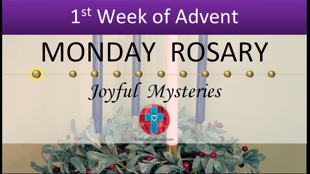 Monday Rosary • Joyful Mysteries of the Rosary 💙 December 2, 2024 VIRTUAL ROSARY - MEDITATION