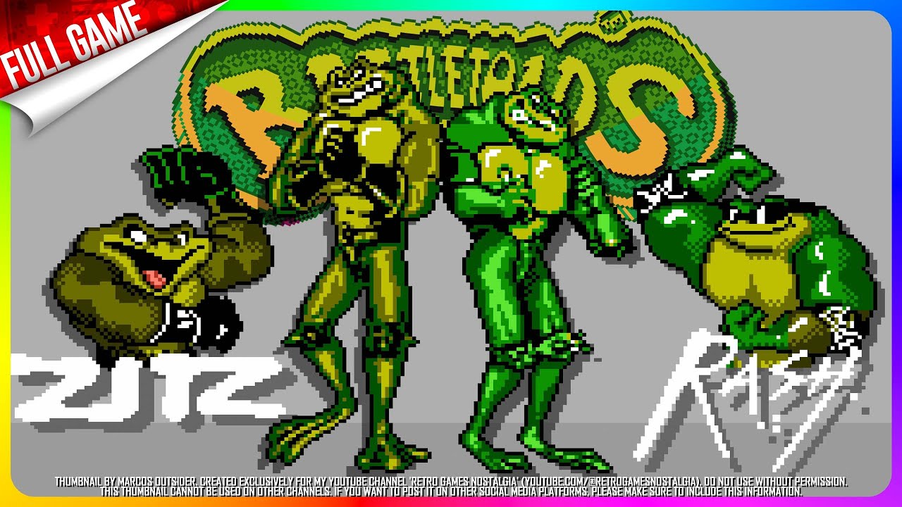 Прохождение игры Battletoads (NES - США)
