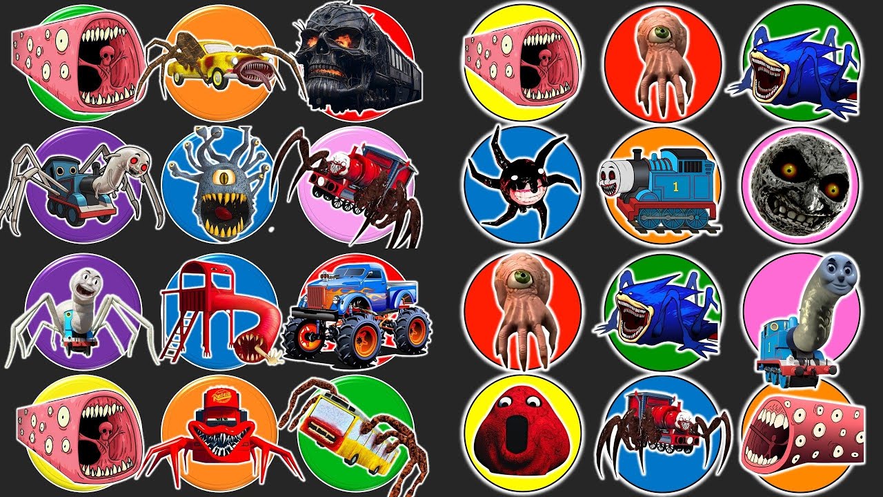 HUNTING MONSTER | Train Eater, Car Eater, Ghost Train, Thomas Exe, Beholder Eater, Choo Choo Charles