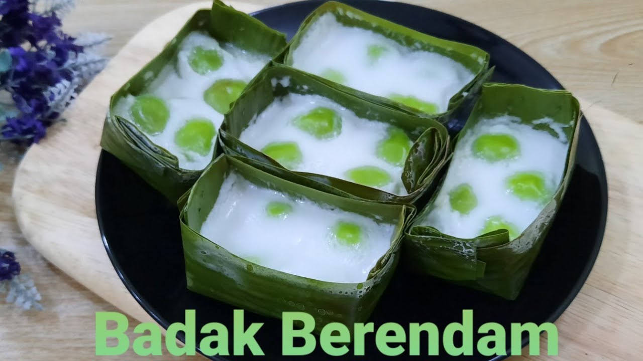 Badak Berendam @ Penganan Basah Lemak manis  sukatan cawan  Versi k.Ani