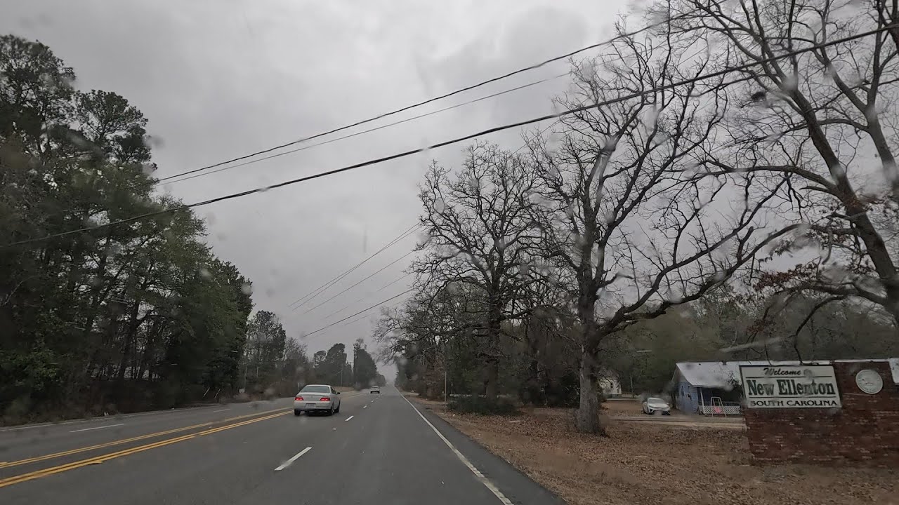 First Flakes in New Ellenton, SC — Quiet Southern Snowfall Drive