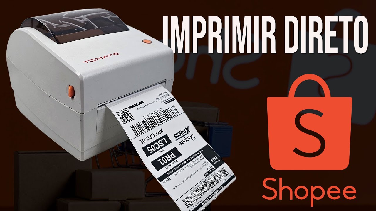 Como imprimir na Shopee usando a impressora Tomate mdk-006