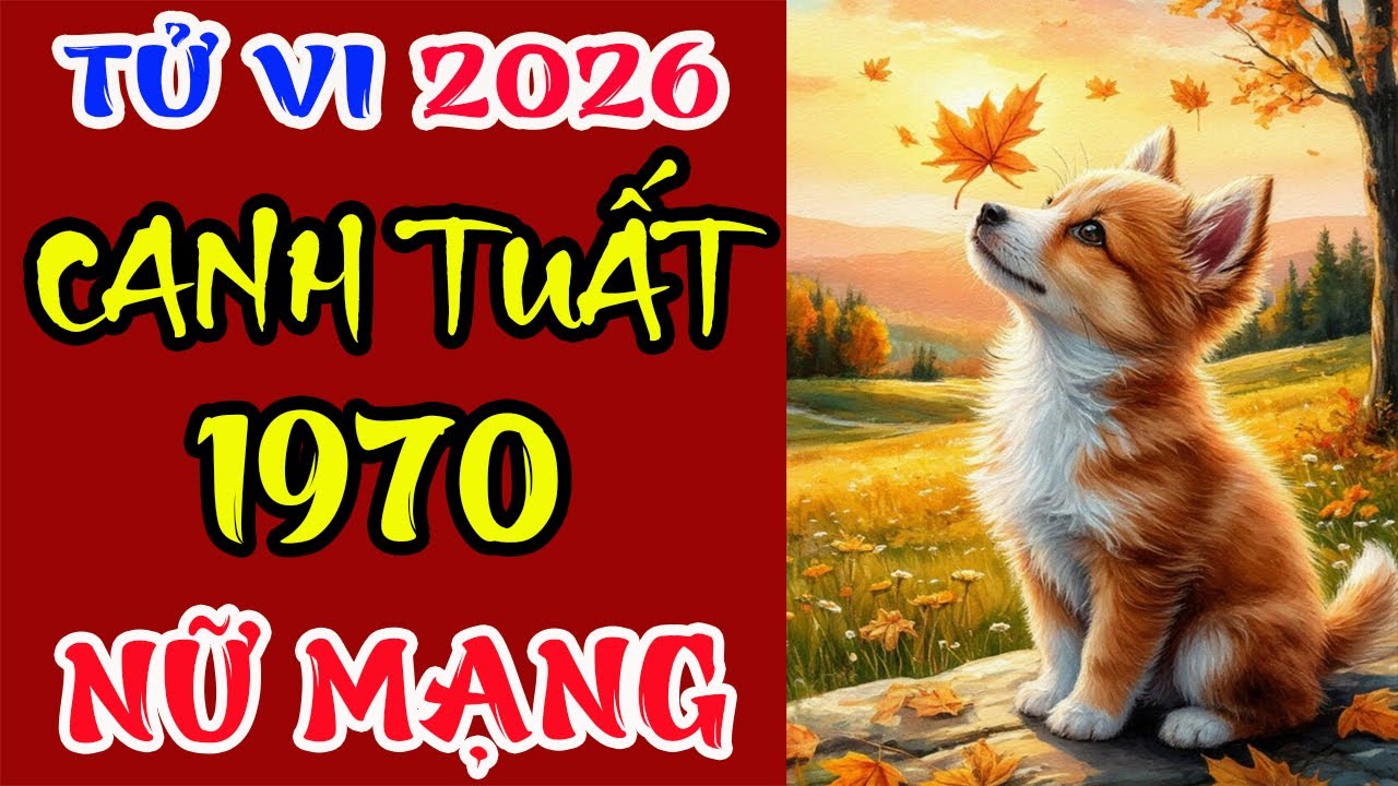 Xem Tử Vi Tuổi Canh Tuất 1970 Nữ Mạng Năm 2026 - 57 Tuổi Sẽ Như Thế Nào ?