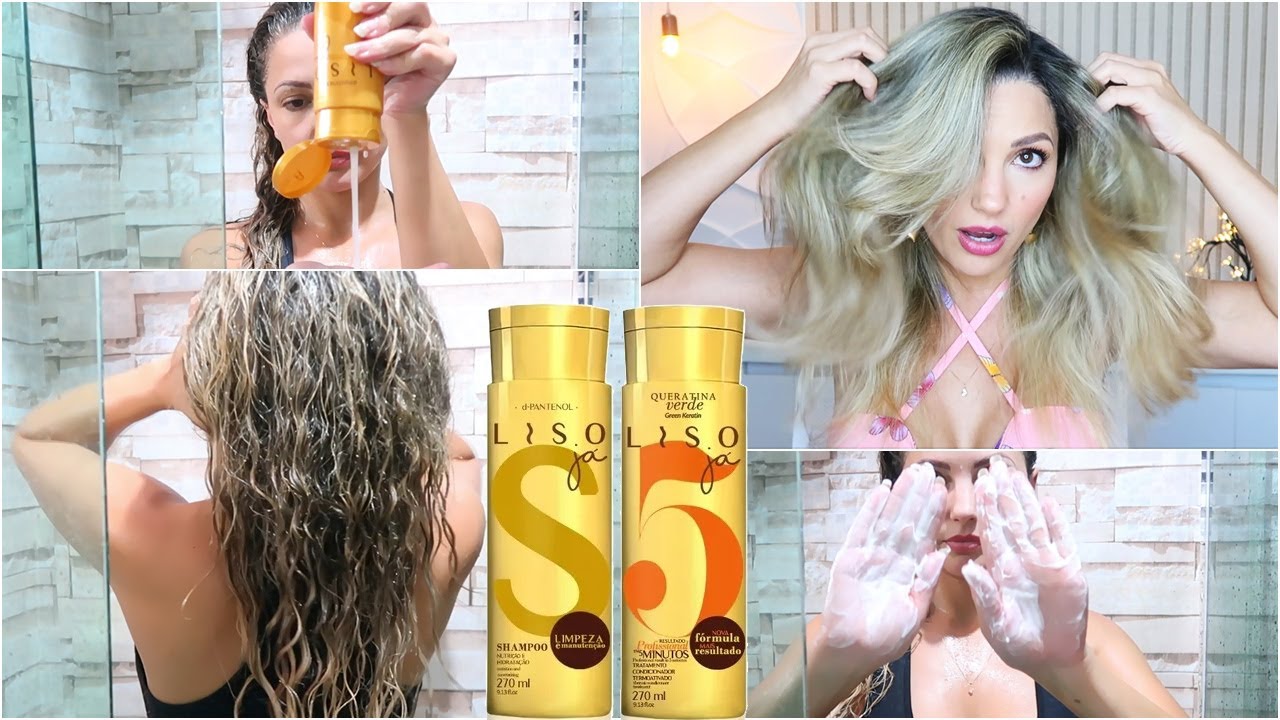 Testei: Novo LISO JÁ {shampoo + condicionador} Bia Munstein