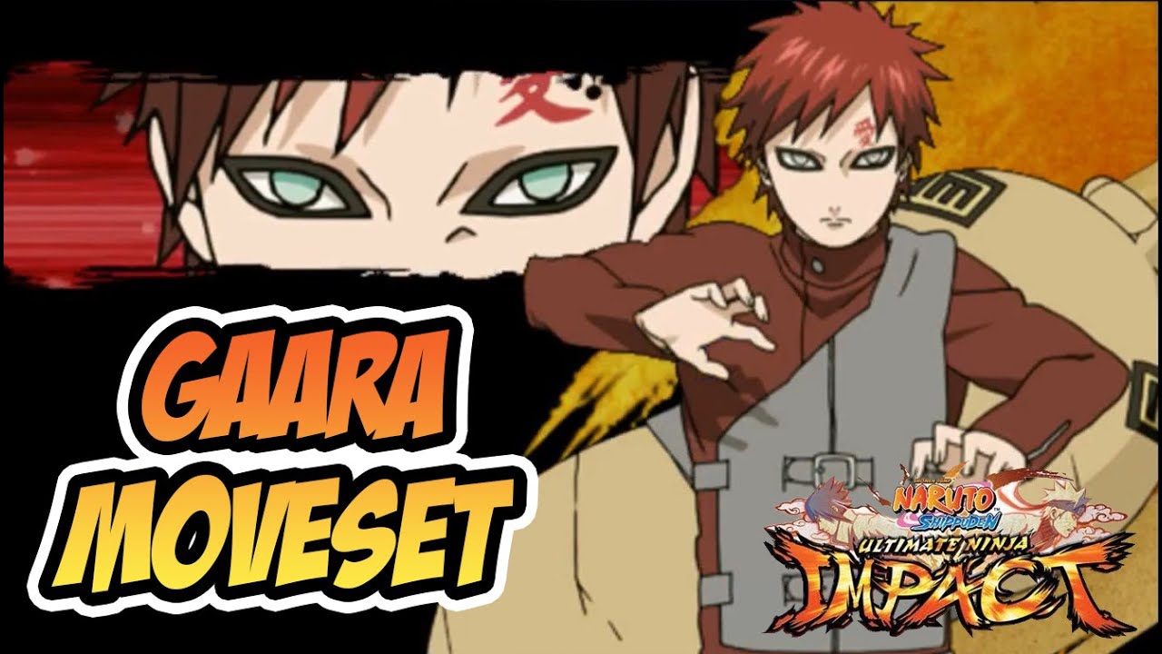 Naruto Ultimate Ninja Impact  [PSP] - Gaara Moveset