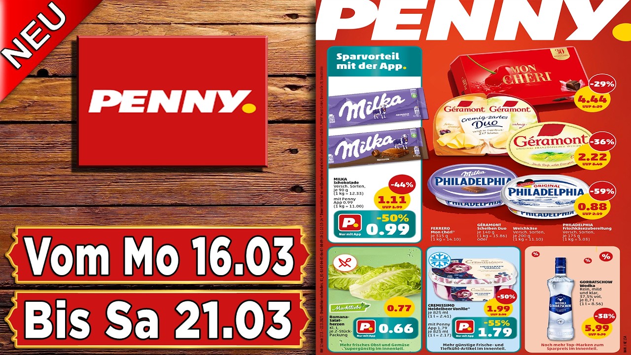 PENNY Werbung Prospekt | Gültig von 16.03.2026