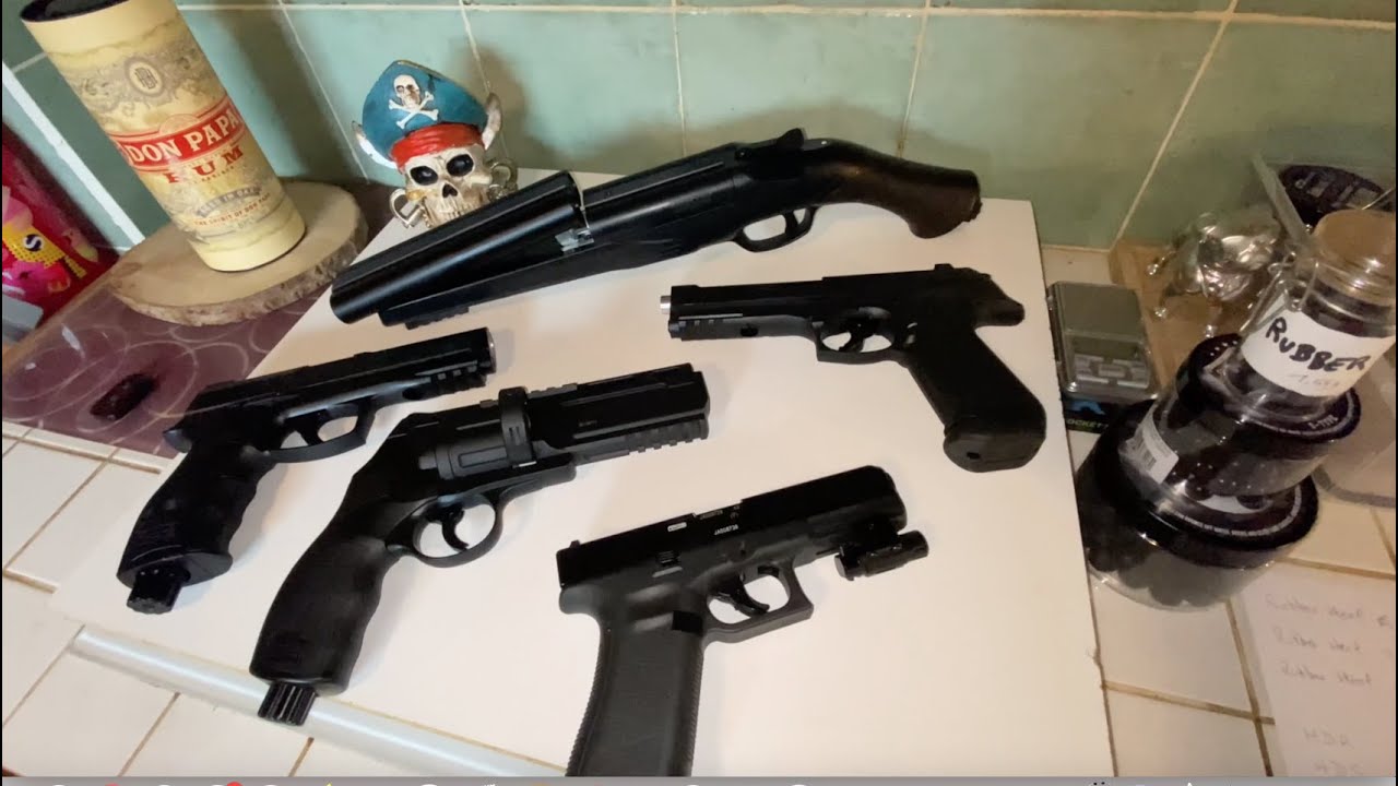 UMAREX HDP / HDR/ HDS/ GLOCK/  ALPHA  avec Rubber Steel