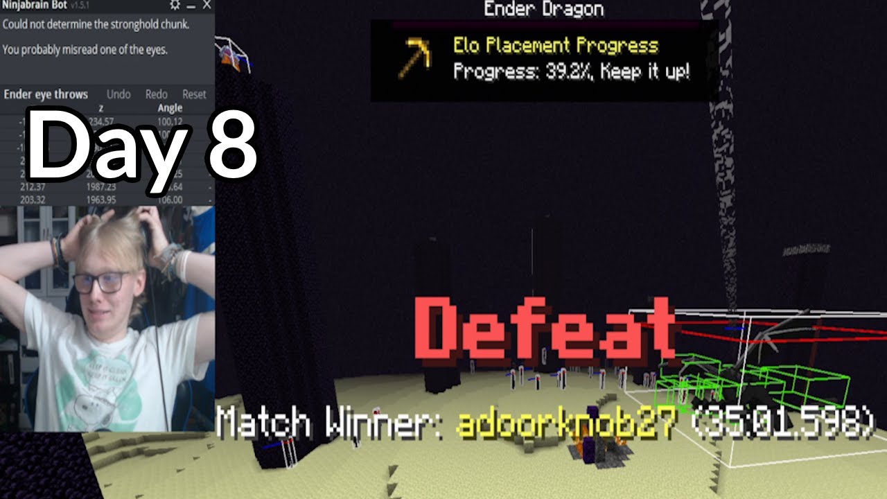 Speedrunning Minecraft Every Day until I'm Good DAY 8