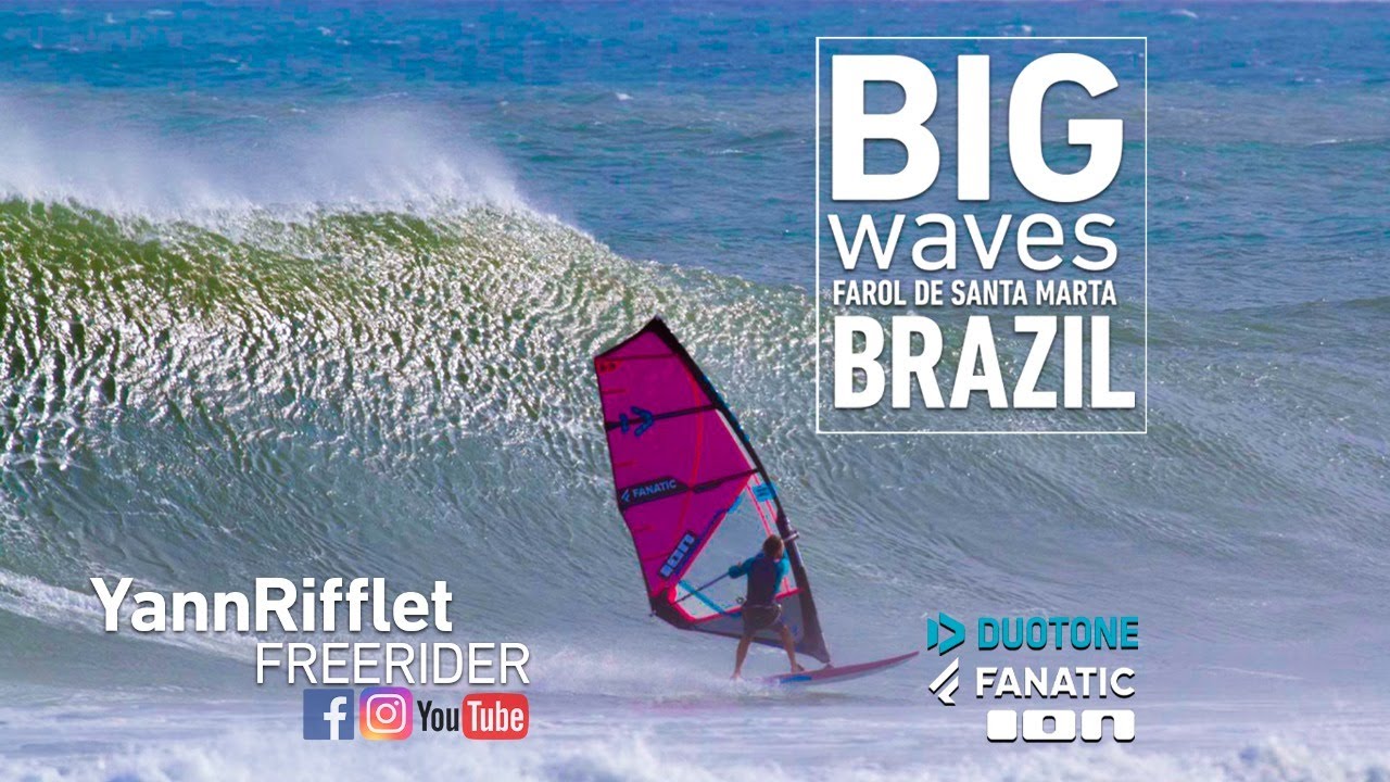 BIG WAVES WINDSURFING IN BRAZIL - FAROL DE SANTA MARTA