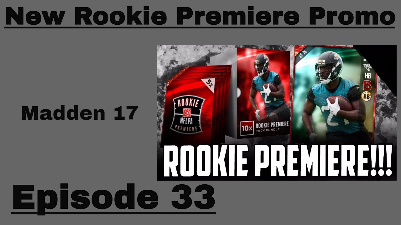 [New Rookie Premiere Promo] Madden 17 [Episode 33]