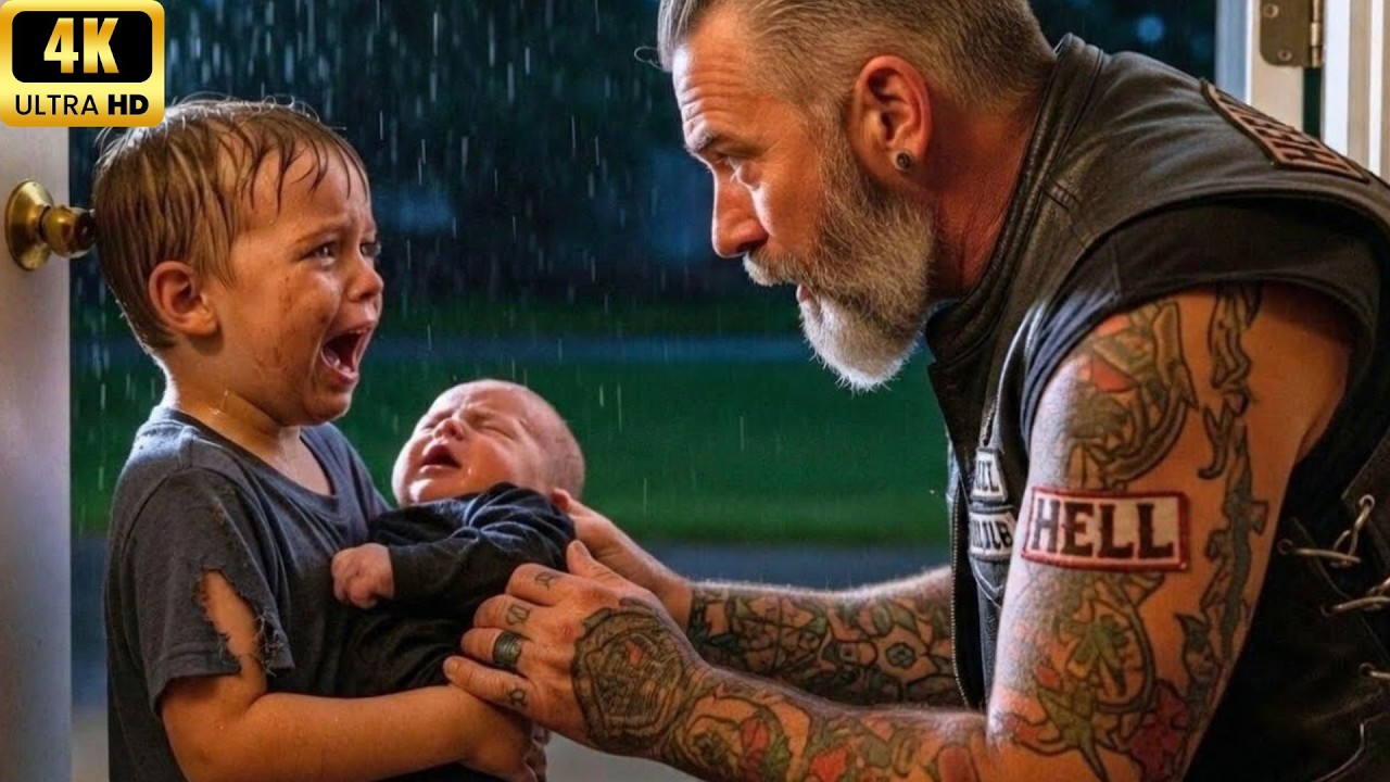 Versteckt meine Schwester! Mitternachtsklopfen an der Tür der Hells Angels 97 Biker bezogen Stellung